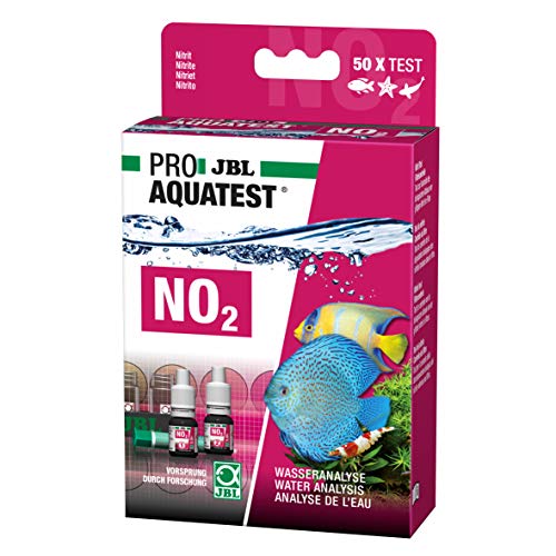 JBL ProAquaTest NO2 Nitrit, Wassertest zur Bestimmung des Nitritgehalts im Aquarienwasser, Laborkomparatorsystem