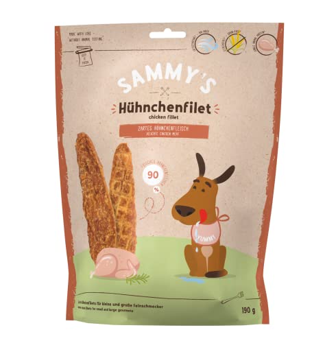 Bosch Sammy's Hühnchenfilet 190g, zarte Hundesnacks für kleine und große Feinschmecker